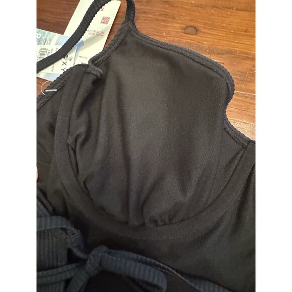 ROXY RIB ROXY LOVE THE MUSE ONE PIECE Black SWIMSUIT SIZE XXL NWT $98 - Picture 16 of 16